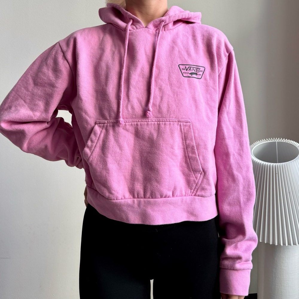Vans Classic Logo Pullover Sweatshirt in Pink - Picture 3 of 7